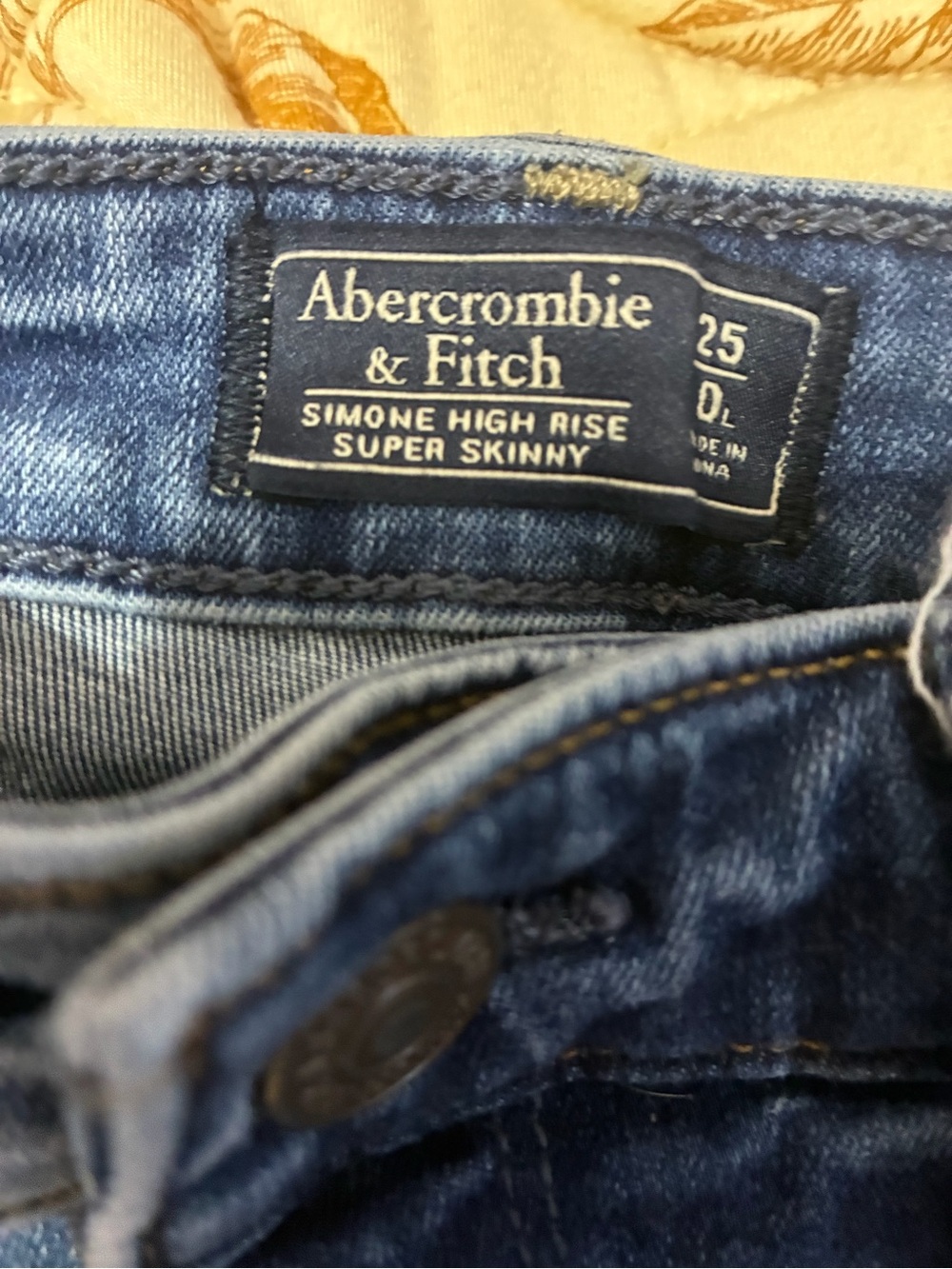 Abercrombie & Fitch Simone High Rise Super Skinny Jeans